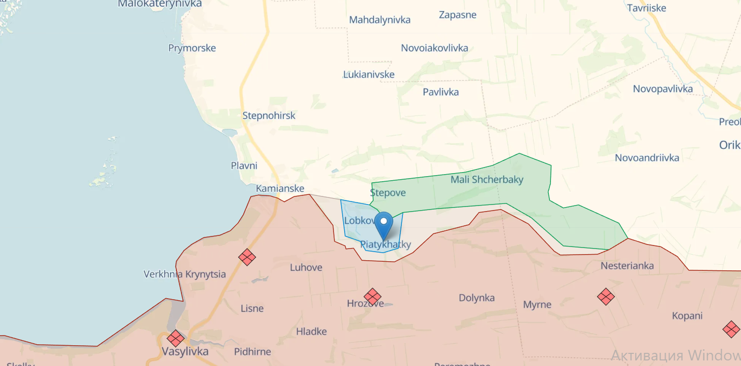 Ukrainian forces liberate Piatyhatky - Zaluzhnyi